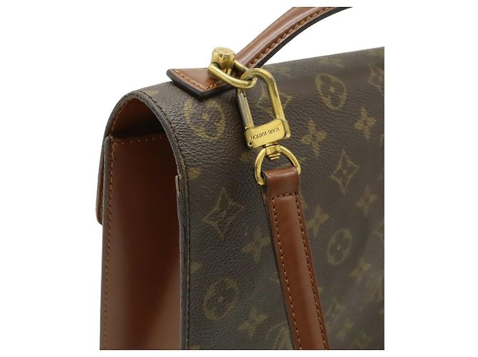 Borsa Monceau 28 Monogramma Louis Vuitton Marrone - vista 5