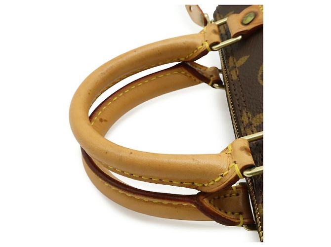 Borsa Mini Speedy Monogram Louis Vuitton Marrone Monogramma - vista 5