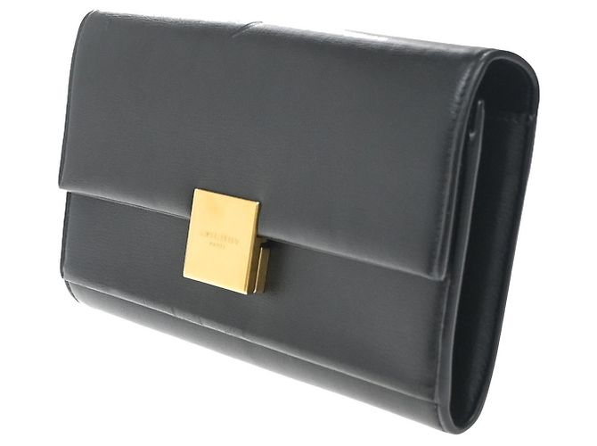 Saint Laurent Bellechasse Flap Leather Nero - vista 3