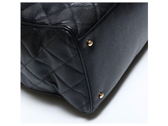 Borsa Boston Matelassé in Pelle Caviar Chanel Nero - vista 5