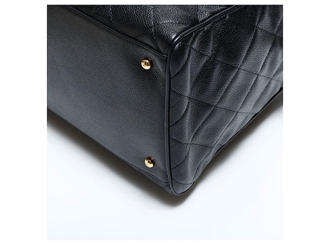 Borsa Boston Matelassé in Pelle Caviar Chanel Nero - vista 6