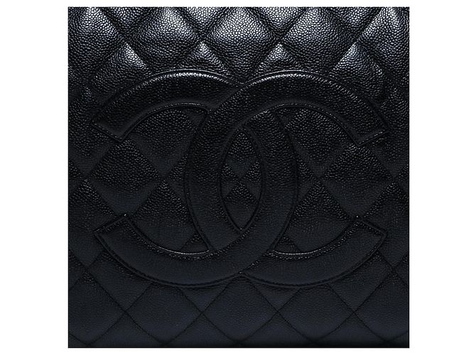 Borsa Boston Matelassé in Pelle Caviar Chanel Nero - vista 8