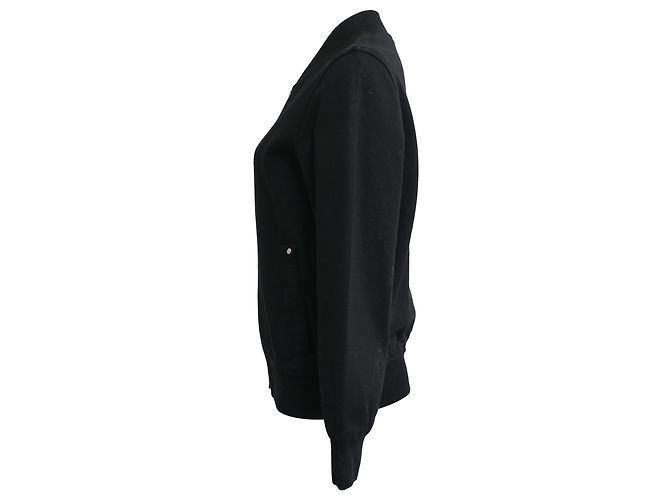 Giacca bomber con zip Hermès in cotone nero - vista 2