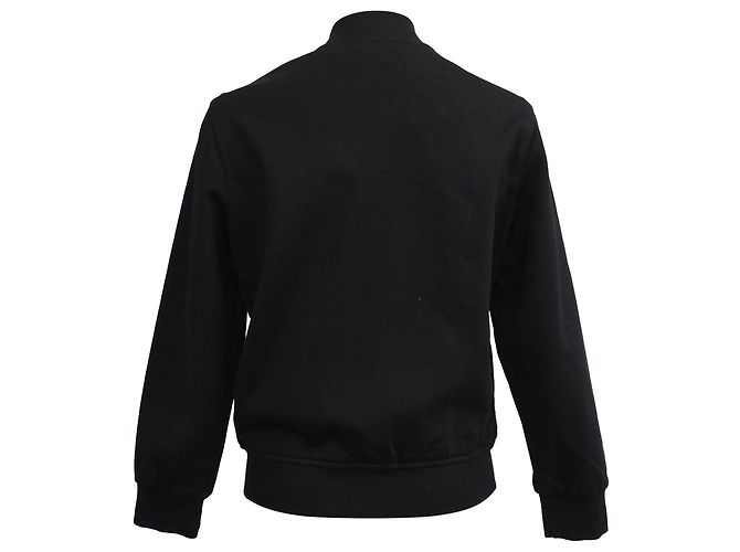 Giacca bomber con zip Hermès in cotone nero - vista 3