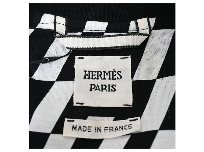 Giacca bomber con zip Hermès in cotone nero - vista 5