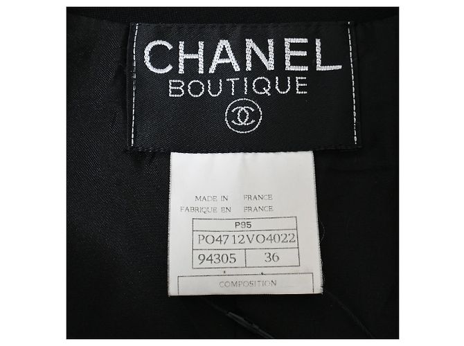 Timeless Blazer Doble en Lana Negra de Chanel Negro - vista 5