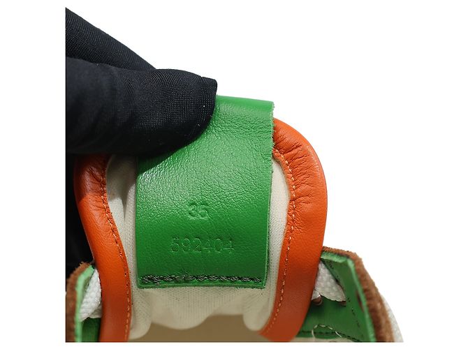 Loewe Flow Runner Sneakers in Multicolor Suede and Nylon - view 10