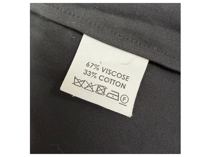 Kurzärmlige Bluse aus schwarzer Viskose mit Pailletten von Dries Van Noten - Ansicht 5