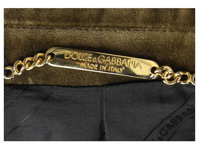 Einreiher aus olivgrünem Samt von Dolce & Gabbana - Ansicht 4
