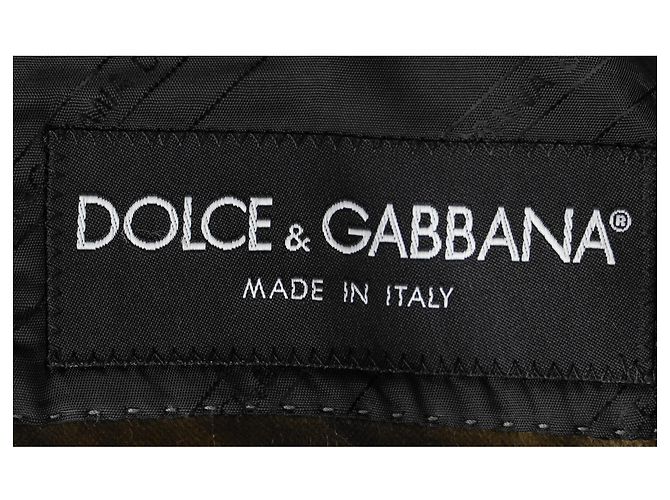 Einreiher aus olivgrünem Samt von Dolce & Gabbana - Ansicht 5