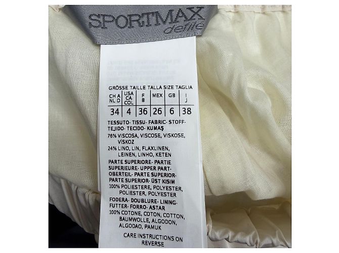Sportmax Drawstring Puffball Shorts in White Viscose - view 3