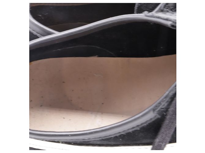 Sneakers basse Dries Van Noten in suede nero - vista 8