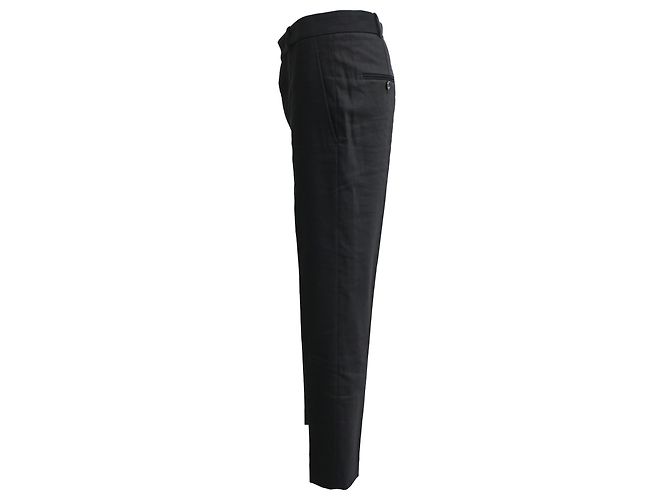 Pantalones Slim-Fit Isabel Marant Étoile en Algodón Negro - vista 2