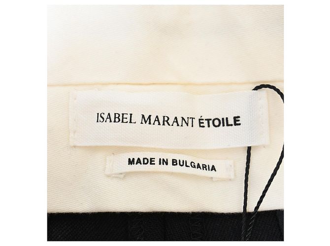 Pantalones Slim-Fit Isabel Marant Étoile en Algodón Negro - vista 4