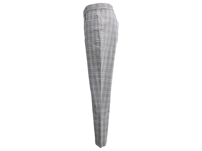 Pantalones de cuadros Isabel Marant Étoile en lana gris - vista 2