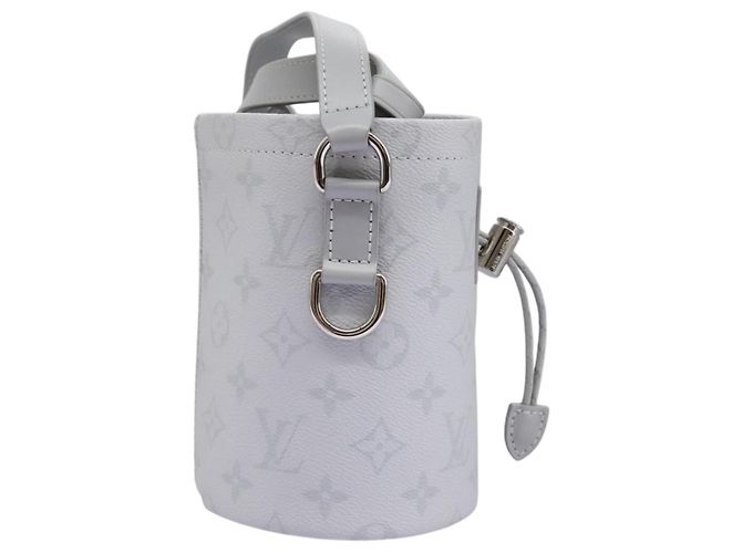 Louis Vuitton Chalk Nano Limited Edition Logo Story Monogram Canvas Marrone - vista 2