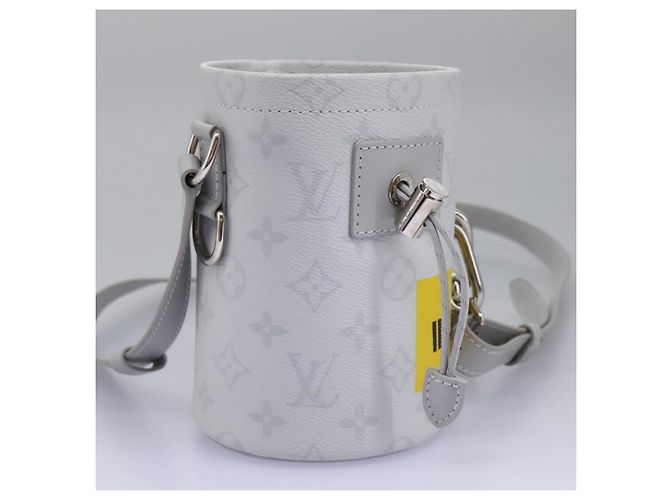 Louis Vuitton Chalk Nano Limited Edition Logo Story Monogram Canvas Marrone - vista 3