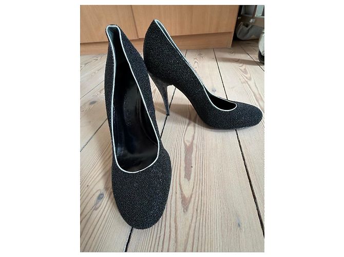 Tacchi Neri Con Perline ROCHAS Nero - vista 11