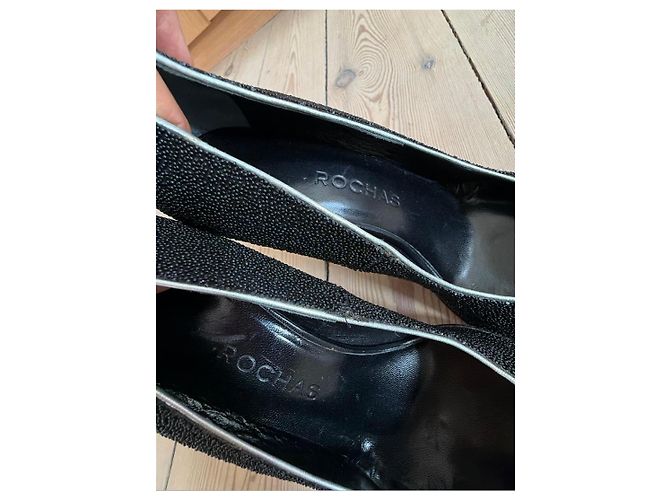 Tacchi Neri Con Perline ROCHAS Nero - vista 7