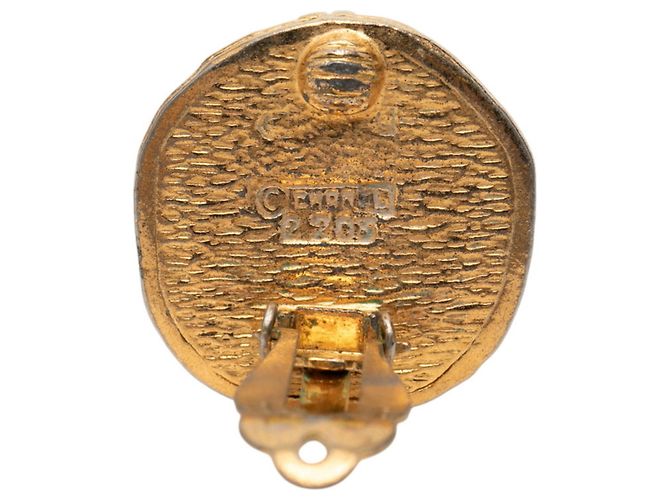Orecchini a clip placcati in oro Chanel D'oro - vista 3