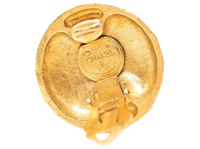 Orecchini a clip placcati in oro con il logo Coco di Chanel D'oro - vista 3