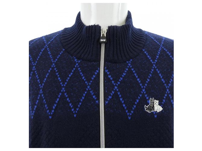 Autre Marque Blouson Black&White Blu Navy - vista 5