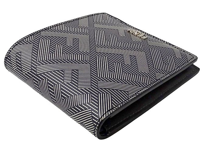 Zucca Fendi Men's Bifold Wallet Brown Black - view 3