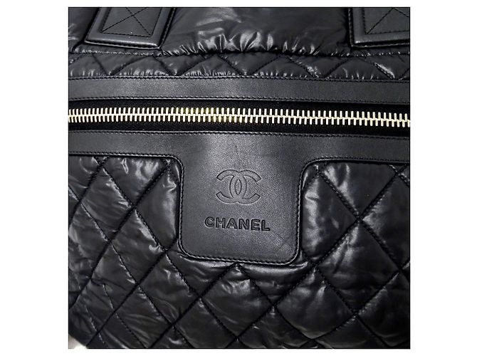 CHANEL Borsa Tote Coco Cocoon MM Nero - vista 10