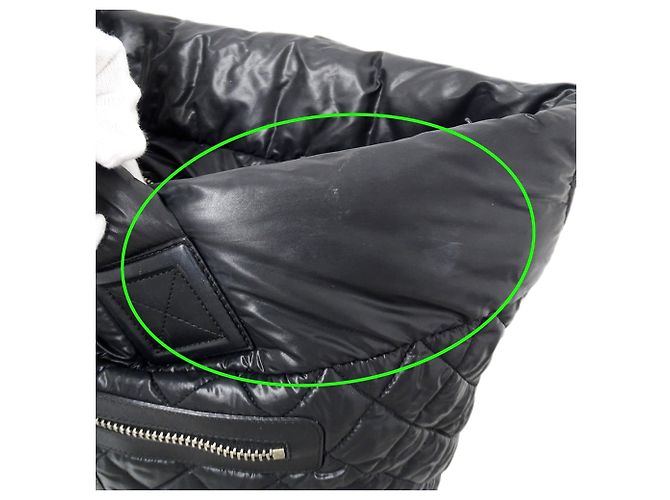 CHANEL Borsa Tote Coco Cocoon MM Nero - vista 12