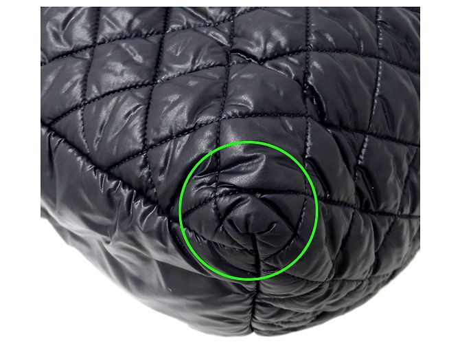 CHANEL Borsa Tote Coco Cocoon MM Nero - vista 14