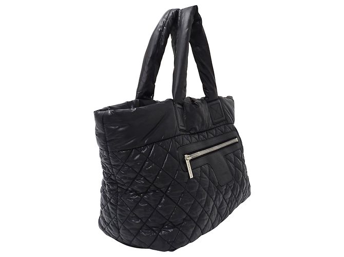 CHANEL Borsa Tote Coco Cocoon MM Nero - vista 4