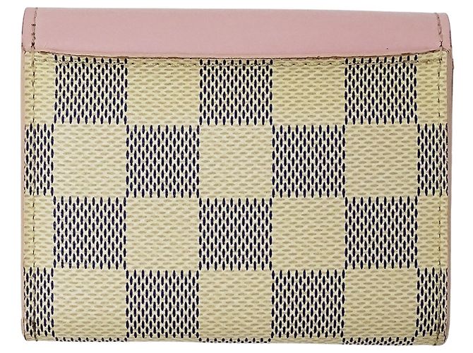 Billetera plegable Damier Azur Louis Vuitton Rosa Crudo - vista 2