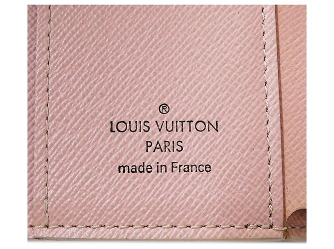 Billetera plegable Damier Azur Louis Vuitton Rosa Crudo - vista 5