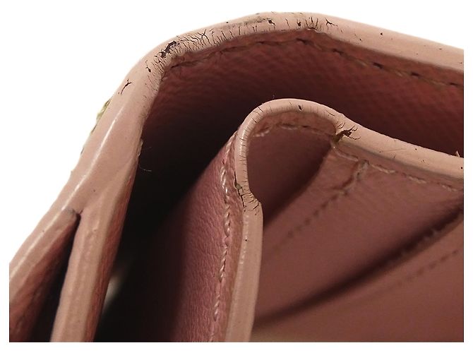 Billetera plegable Damier Azur Louis Vuitton Rosa Crudo - vista 9