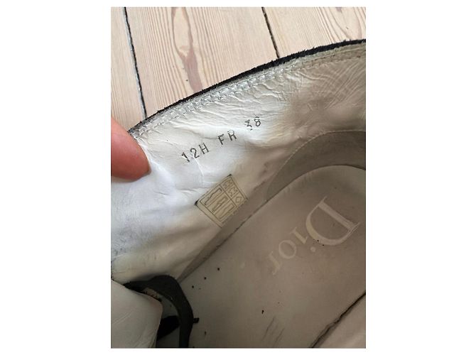 Sneakers alte in suede nero Dior Homme - vista 9