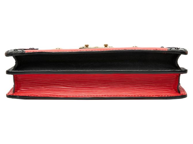 Borsa a Spalla Epi Trunk Clutch di Louis Vuitton Nero Rosso - vista 3