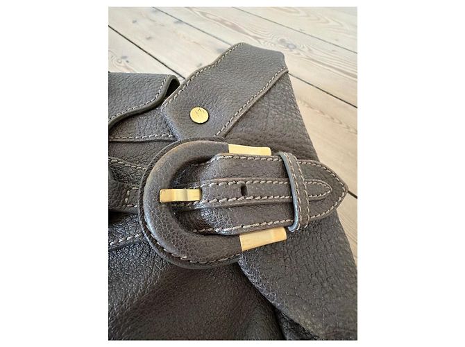 Borsa Hobo Jimmy Choo in pelle grigia Grigio - vista 10