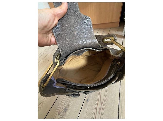 Borsa Hobo Jimmy Choo in pelle grigia Grigio - vista 11