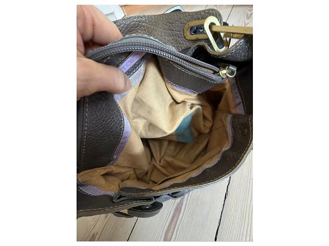 Borsa Hobo Jimmy Choo in pelle grigia Grigio - vista 13