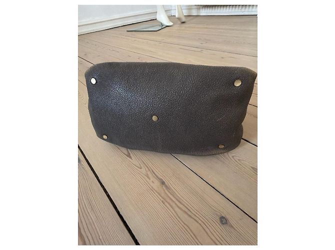 Borsa Hobo Jimmy Choo in pelle grigia Grigio - vista 3