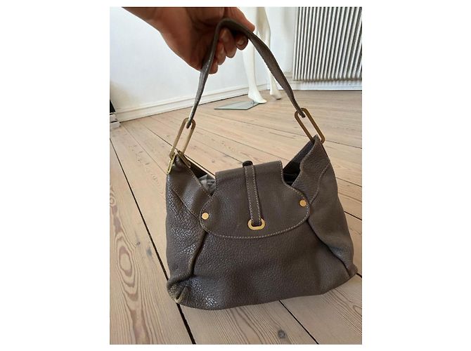 Borsa Hobo Jimmy Choo in pelle grigia Grigio - vista 4
