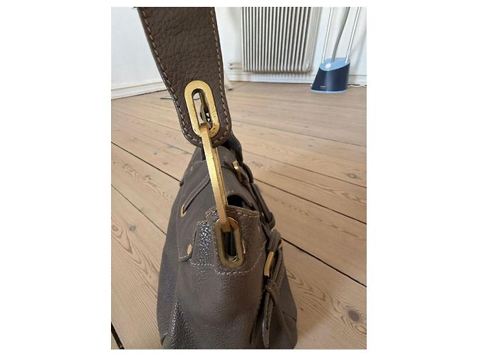 Borsa Hobo Jimmy Choo in pelle grigia Grigio - vista 7