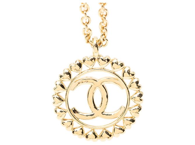 Collana con motivo a cuore Coco Mark di Chanel D'oro - vista 2