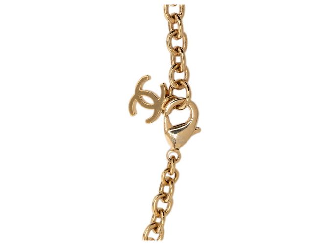 Collana con motivo a cuore Coco Mark di Chanel D'oro - vista 4