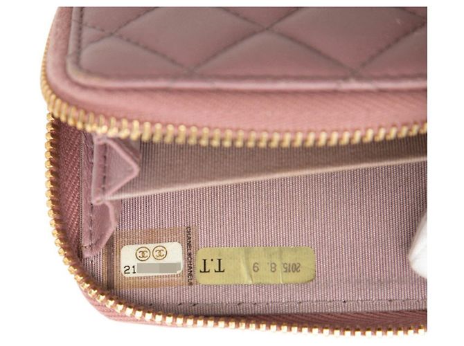 Timeless Monedero Matelassé Coco Mark de Chanel Púrpura - vista 6