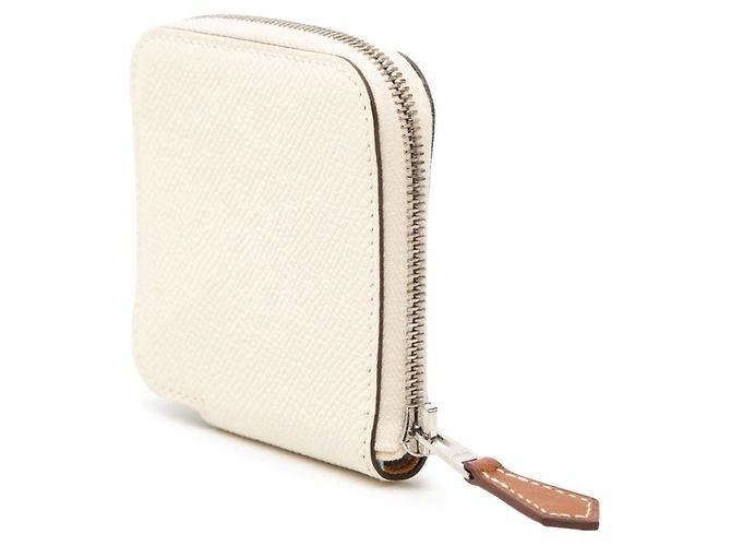 Billetera/cartera de monedas Hermès Azap Mini Silkin Crudo - vista 2