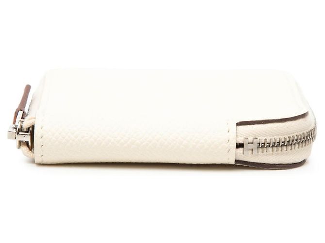 Billetera/cartera de monedas Hermès Azap Mini Silkin Crudo - vista 3