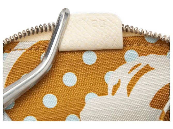 Billetera/cartera de monedas Hermès Azap Mini Silkin Crudo - vista 6