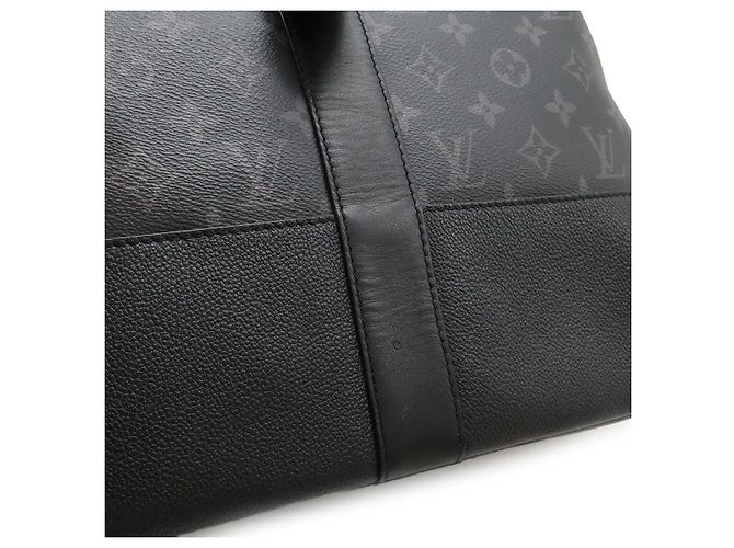 Louis Vuitton Saumur Tote Monogram Eclipse 2way Tote Bag Black Grey - view 8