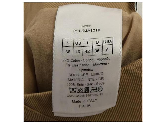 Falda Christian Dior Beige - vista 3